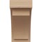 Ekena Millwork 9"W x 9"D x 18"H Wide Rivera Rough Cedar Woodgrain TimberThane Corbel, Primed Tan CORUR09X09X18RIVRCPR - alternate 5